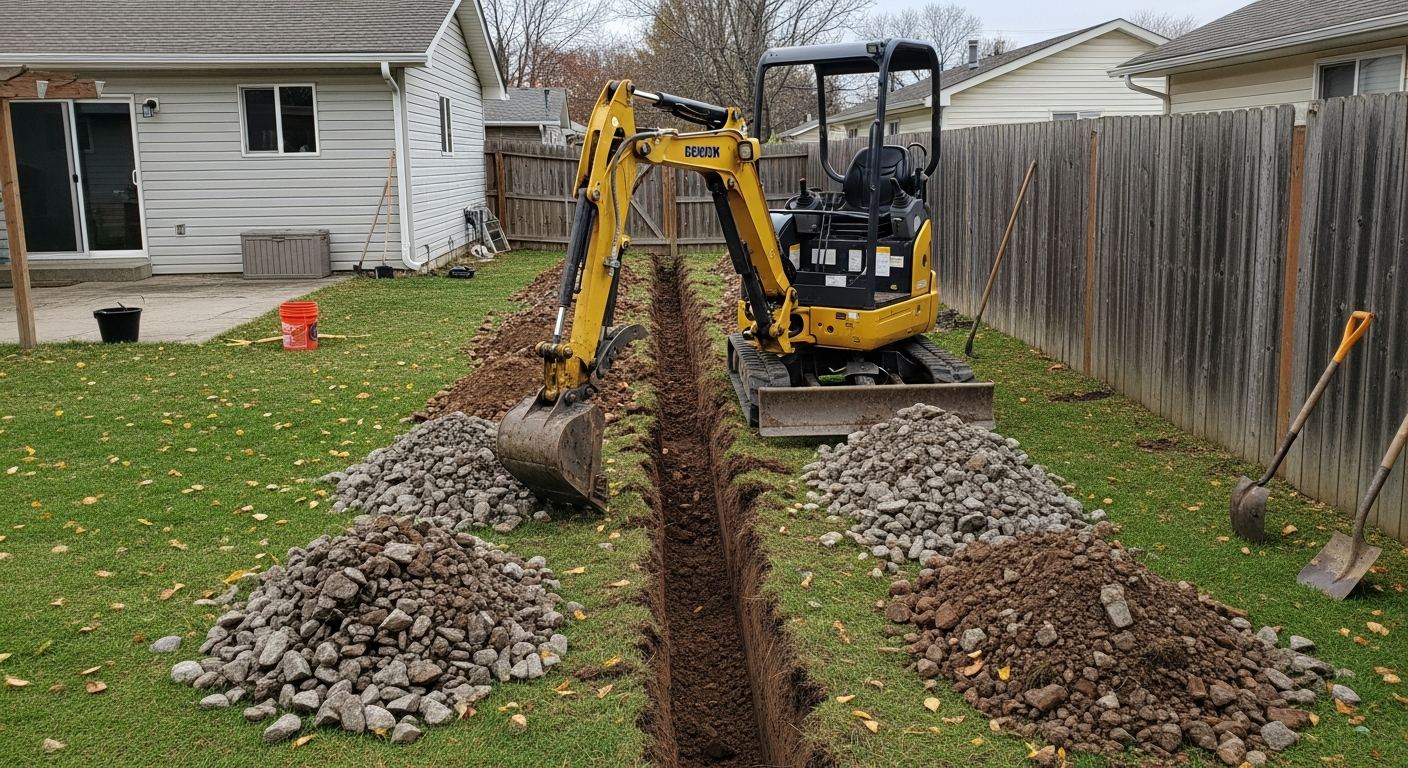 Entrepreneur excavation à Crabtree, Québec