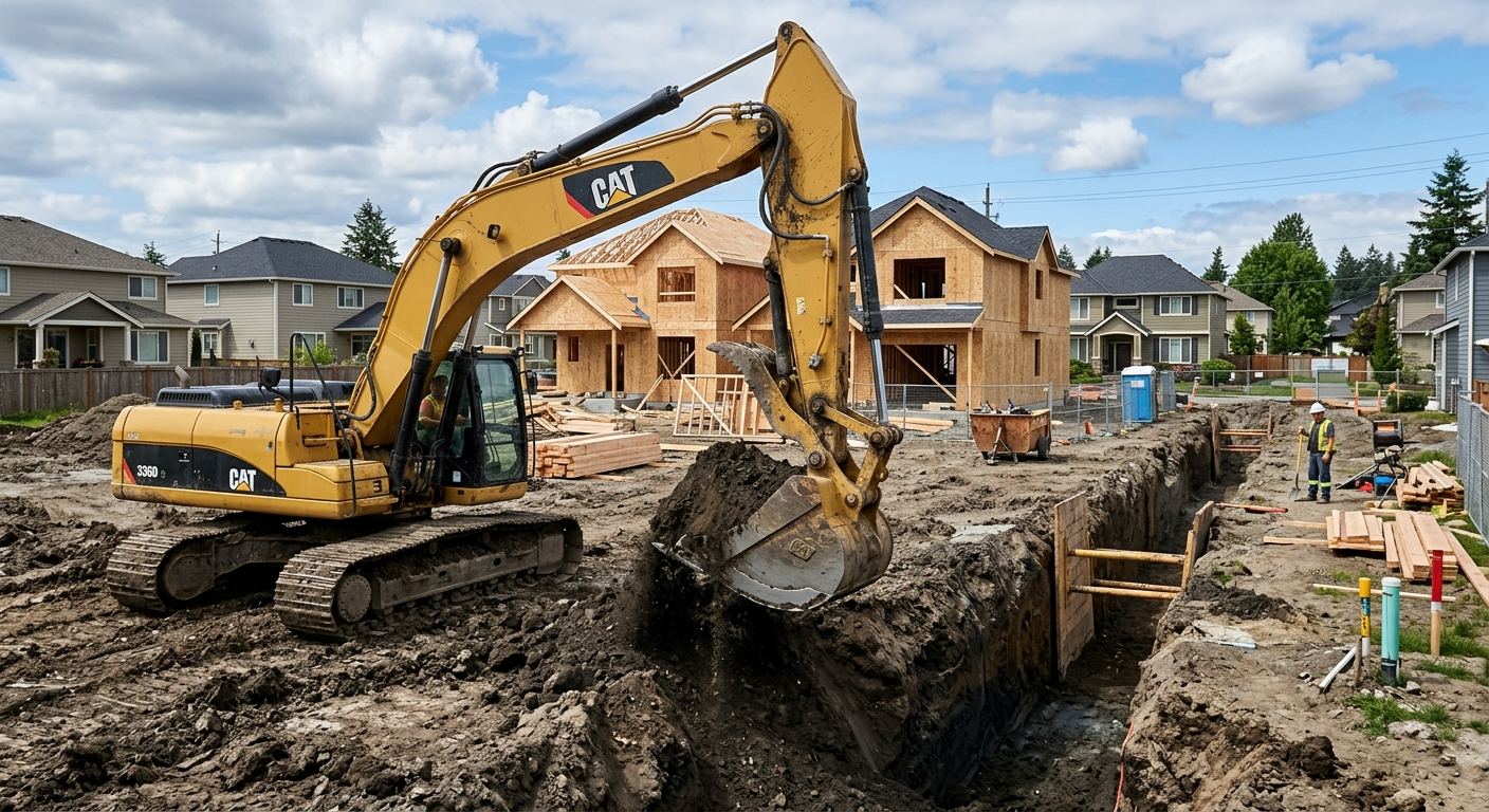 Entrepreneur excavation à Entrelacs, Québec