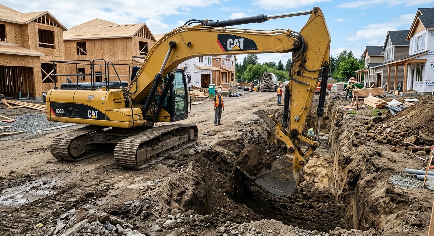 Excavation résidentielle certifiée RBQ à Béarn