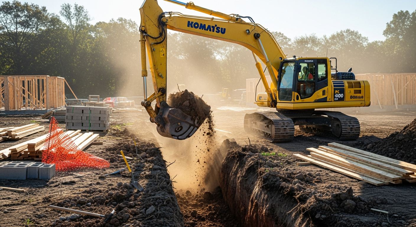 Excavation résidentielle certifiée RBQ à Brome